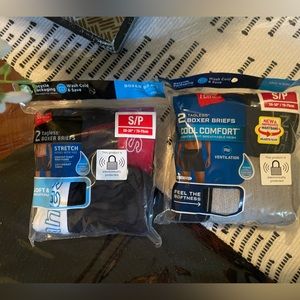 Men 2 new boxer briefs sz small